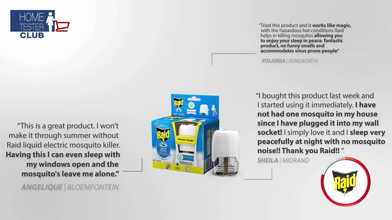 Raid Liquid Electric Mosquito Killer REVIEWS Home Tester Club