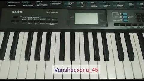 How to add extra reverb in ctk 2550 in g tones without sustain pedel