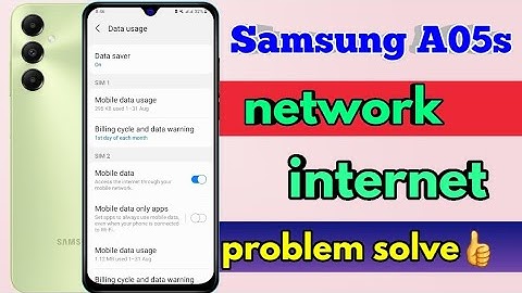 samsung a05s network problem, samsung a05s network settings