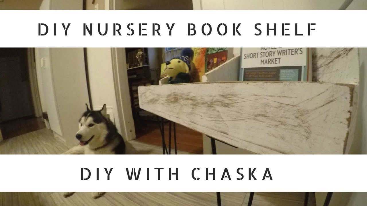 How To Build A Diy Farmhouse Nursery Bookshelf Youtube