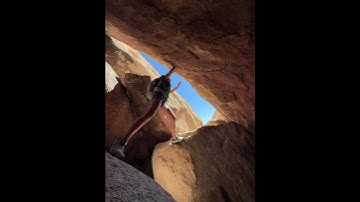 What It’s Like Inside Joshua Tree’s Chasm of Doom #Adventure #Nature #shorts