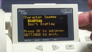 Famous Cricut Basics How To's--Settings Button Profile