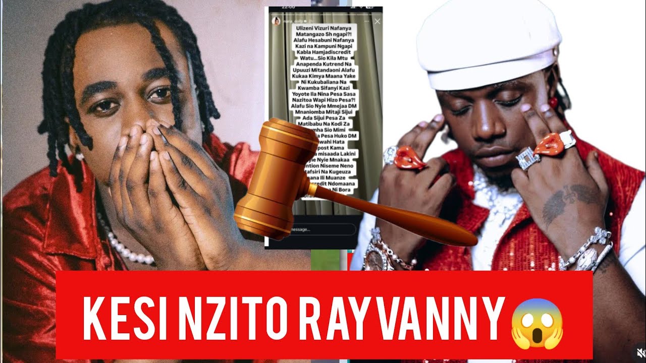 MACVOICE AMSWEKA RAYVANNY MAHAKAMANI NA FAINI NAMDAI MILLION'500,AMENITAPELI HUYU BRO