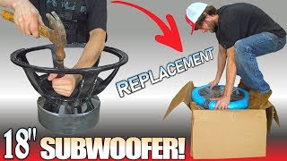 EXTRA 18" SUBWOOFER & Car Audio UPDATES! Replacing BASKET | Better EXHAUST SYSTEM | NEW PSI RECONES