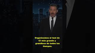 Jimmy Kimmel reta a Trump a un test de IQ contra AOC y Jasmine Crockett 😂 #trump#challenge #aoc
