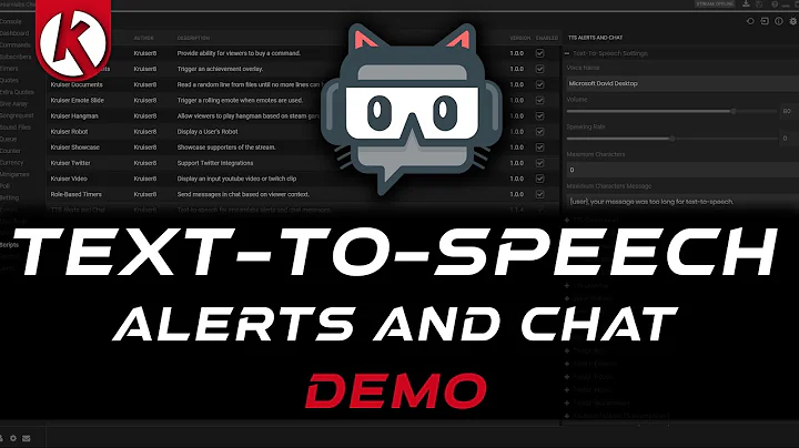 Text-To-Speech Alerts and Chat | Streamlabs Chatbot Script