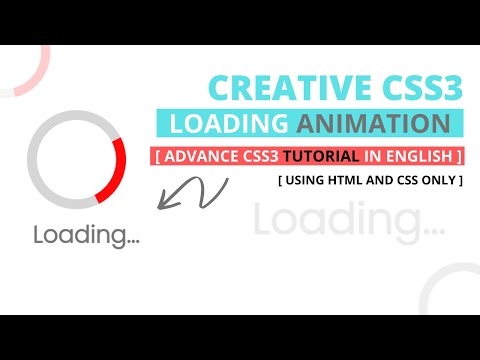 Creative CSS Loading Animations Effects | CSS loading preloder Animation Tutorial simple preloaded