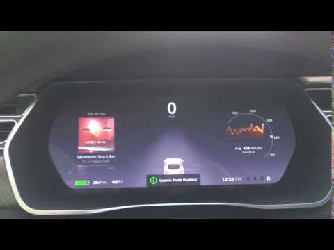 Tesla Model S P100D Ludicrous Mode Accelerating 0-60 MPH in 2.5 seconds