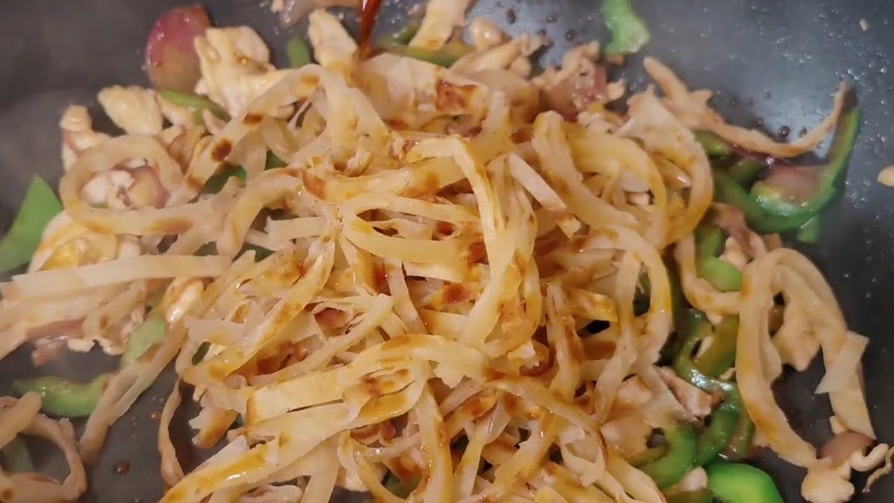 Chapati Noodle Stir-Fry!