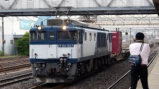 2019/05/31 JR貨物 1255レ EF64-1027 & 5074レ EF210-120 清洲駅 | JR Freight: Cargo at Kiyosu