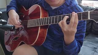 Video thumbnail of "yunzhi archtop acoustic guitar：Beautiful sounds and melodies"