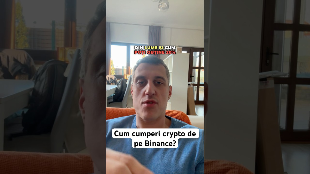 Cum să cumperi crypto pe Binance și să economisești la comisioane! -  Gabriel Ursan