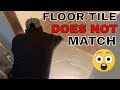 Did we MESS UP the tile? | Abandoned house gets floor tile.