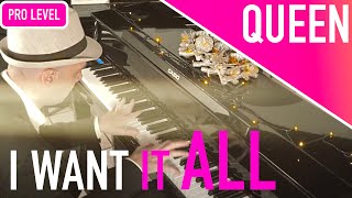 QUEEN - I Want It All - W/PIANO SHEETS (Advanced Piano Cover) 🔴🟡 #PIANOSHEETS #PIANOSCORE 🔴🟡🔴🟡🔴🟡🔴🟡🔴🟡
