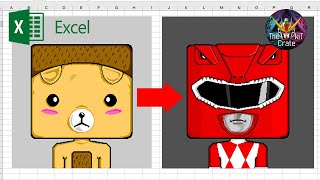 MORPHIN into Red Ranger using MICROSOFT EXCEL