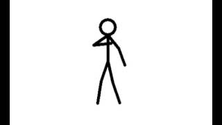 Stickman breakdancing