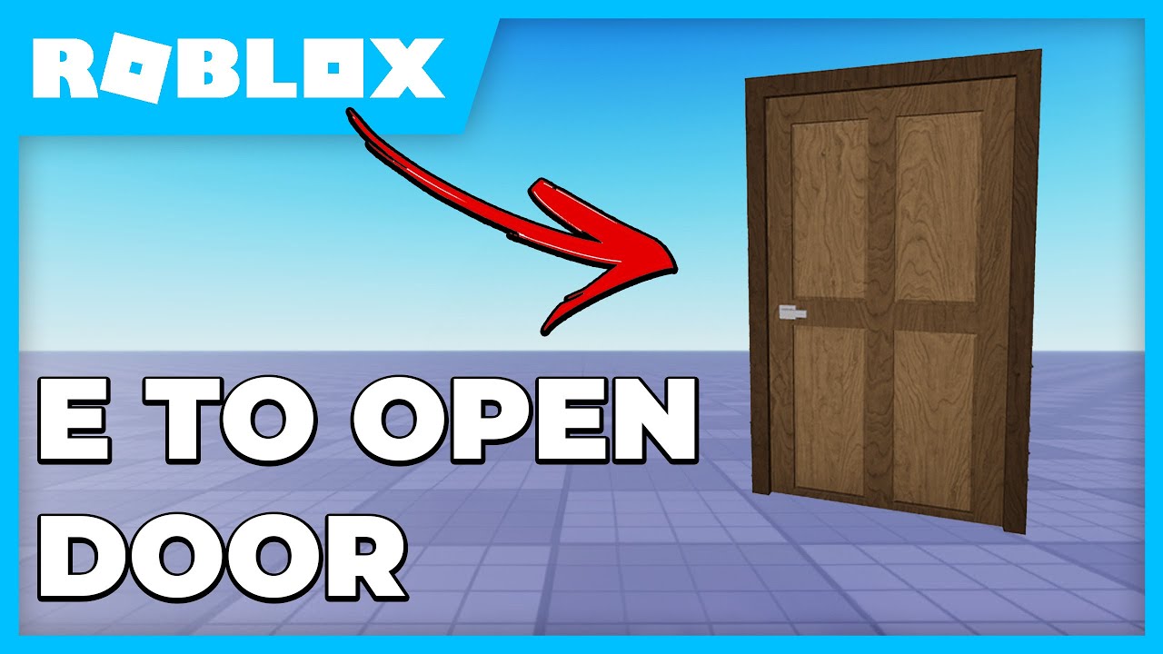 How to Make a Working Door in Roblox Studio! 