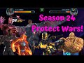 Season 24 Protect Wars! New Meta! 9 Fights! Rank 3 Falcon! - Marvel Contest of Champions