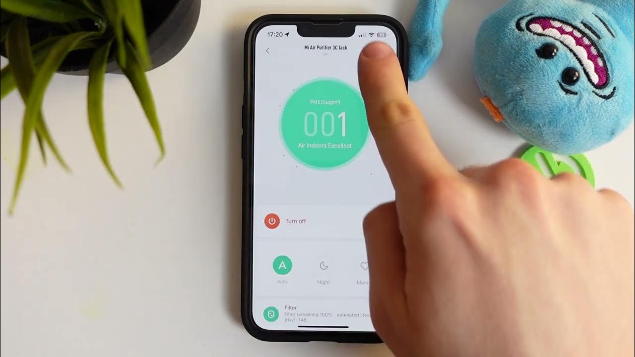 How to Update XIAOMI Mi Air Purifier 3C Firmware Software Actualization with Xiaomi Home app