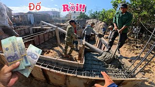 Vỡ Kế Hoạch Đã Đổ Bê Tông Xong Móng Nhà Gấp Rút...