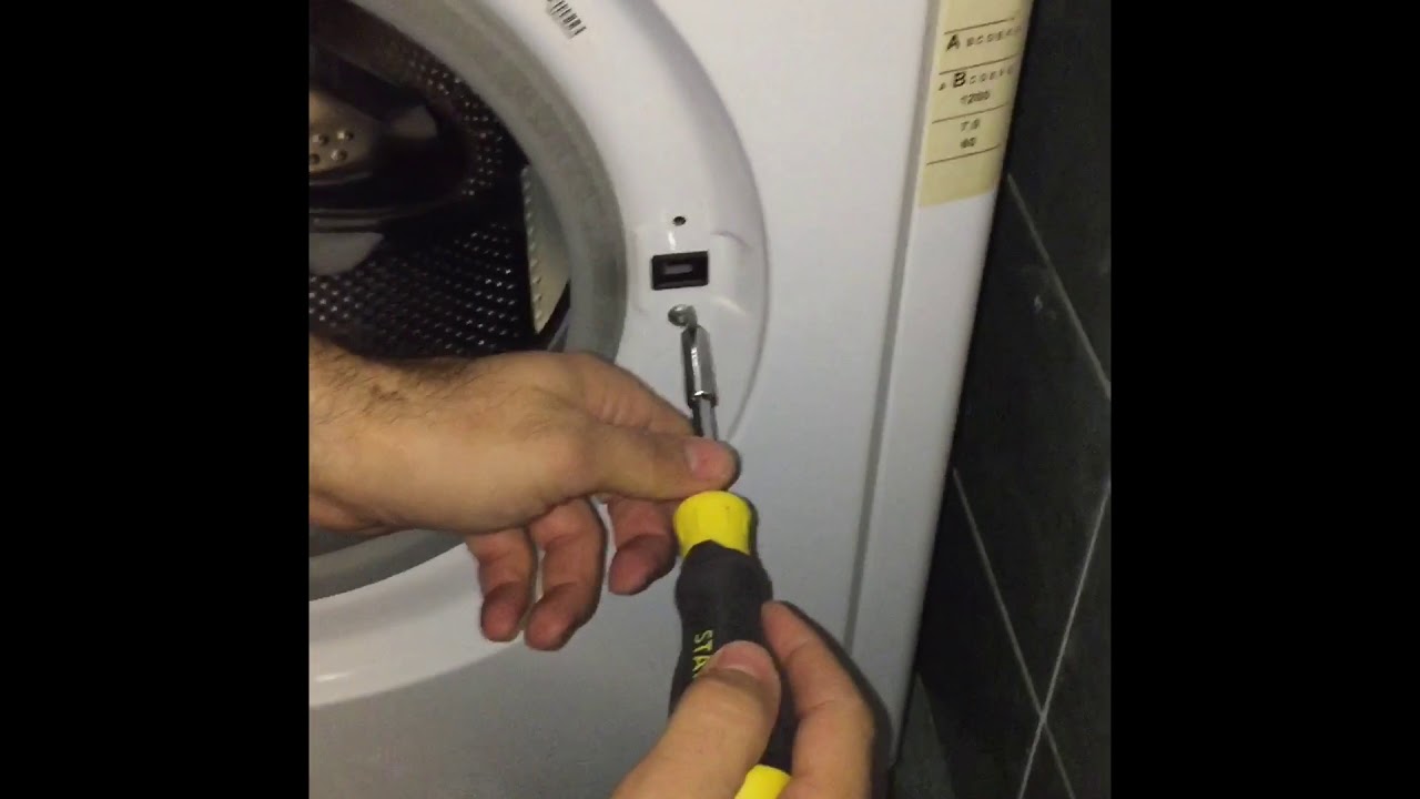 Lavatrice indesit. come sostituire il bloccaporte senza smontare la guarnizione anteriore. Come cambiare guarnizione lavatrice