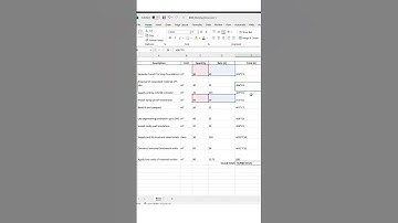 Excel Hacks for Quantity Surveyors - Show Formulas