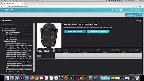 How to make and cancel equipment reservations on webcheckout