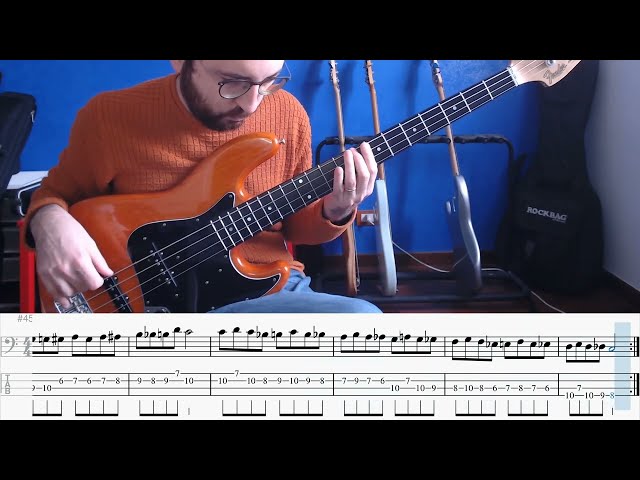 Four Bass Exercises On Major Scale With Chromatic Approach And Chromatic Connections class=