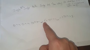 Jingle bells graphic notation