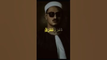 قَالَ رَبِّ إِنِّي ظَلَمۡتُ نَفۡسِي فَٱغۡفِرۡ لِي فَغَفَرَ لَهُۥٓۚ _ سورة القصص _  #المنشاوي