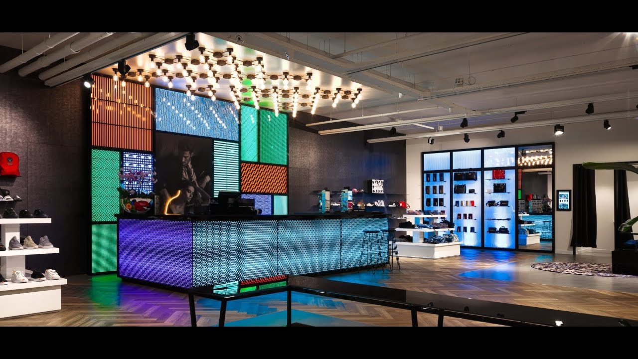 Interieurontwerp en winkelinrichting voor Eddy's Eindhoven - YouTube