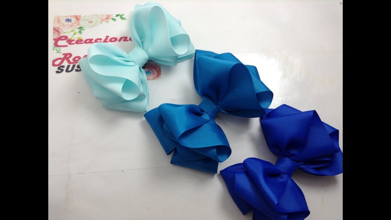 Lazo mariposa  VIDEO No.732 Creaciones Rosa Isela