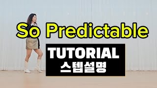 So Predictable Line Dance TUTORIAL Step Explanation Intermediate Line Dance