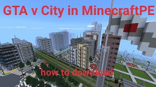 GTA San Andreas mod in MinecraftPE || GTA v map in MinecraftPE || Minecraft Hindi gameplay screenshot 5