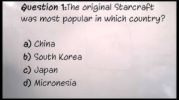 Esports Course Exam [Starcraft 2 101]