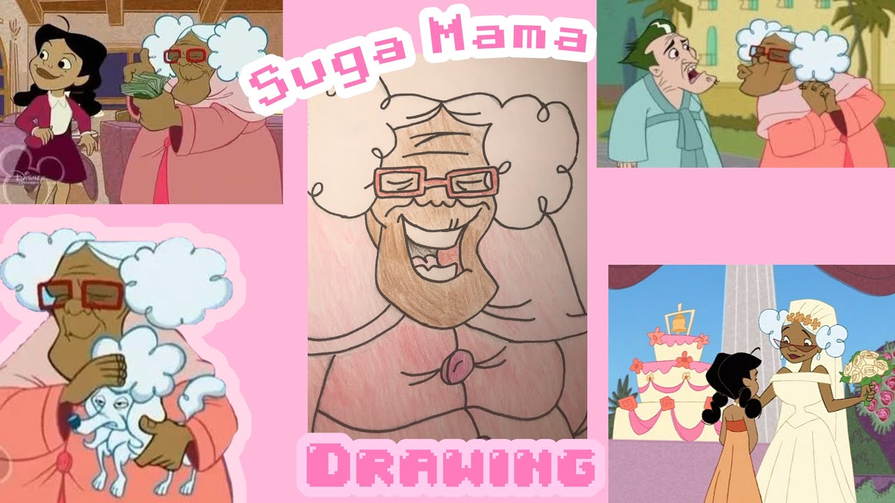 PROUD FAMILY SERIES SUGA MAMA DRAWING YouTube PROUD FAMILY SERIES SUGA MAMA DRAWING YouTube