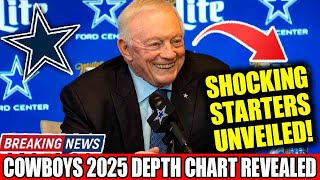 BREAKING: Updated 2025 Cowboys Depth Chart Revealed! Shocking Starters & Big Surprises!