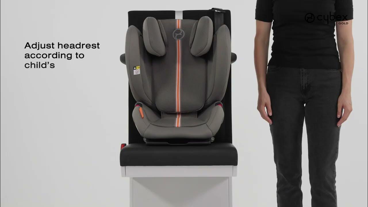 How to Adjust the Headrest I Pallas G iSize Car Seat I CYBEX YouTube