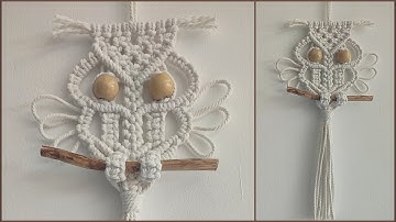 Macrame Owl Wall Hanging Tutorial | Macrame Tutorial