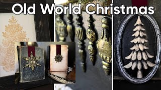 Elegant Vintage Inspired Christmas DIYs | IOD Moulds + Metallic Inks