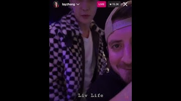 221111 LAY accidental Insta live | He’s too funny #layzhang #exo #lay