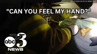 Video Shows Florida Firefighters Rescue 11-Year-Old Santa Rosa County Girl Trapped Under Fallen Tree