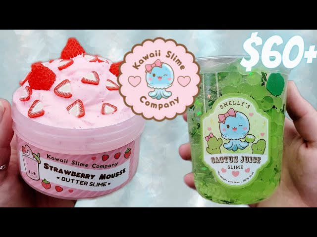 スライムカンパニー $60+ Kawaii Slime Company Review! - YouTube