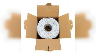 Overview: Dripstone CAT6 Ethernet Cable 1000ft Bulk Network LAN Wire 23AWG Solid CCA UTP 550MHz ...