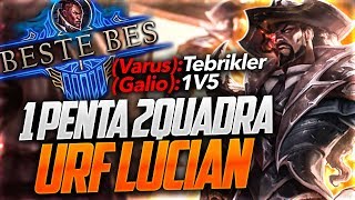 1 PENTA 2 QUADRA 55 KİLL !! LUCİAN URF !! 0 SANİYE E !! ŞAMPİYON YERİNDE DURMUYOR !! | Ogün Demirci
