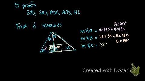 Geometry Chapter 4 Review