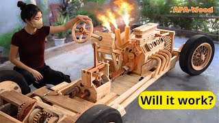 Download Lagu I Built a Wooden Mercedes-Benz SSK 1929 in 150 Days — It Will Blow Your Mind! MP3