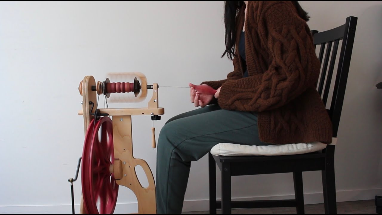 arieknits Spin With Me! Ep.2 - Big Little Yarn Co Rambouillet “Satsumaimo Pie” Chain Ply