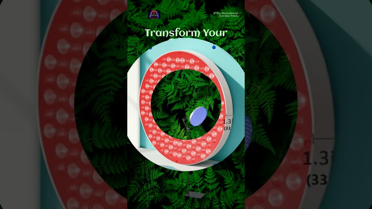 Round Panel Red Light Therapy Lamp!