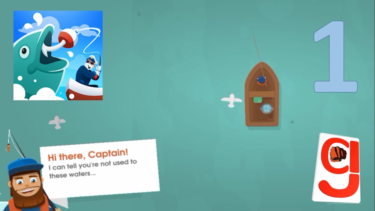 Hooked, Inc (Just Play, SGW): Ep. 1 Tutorial and Shallow coast Gameplay (iOS, Android)